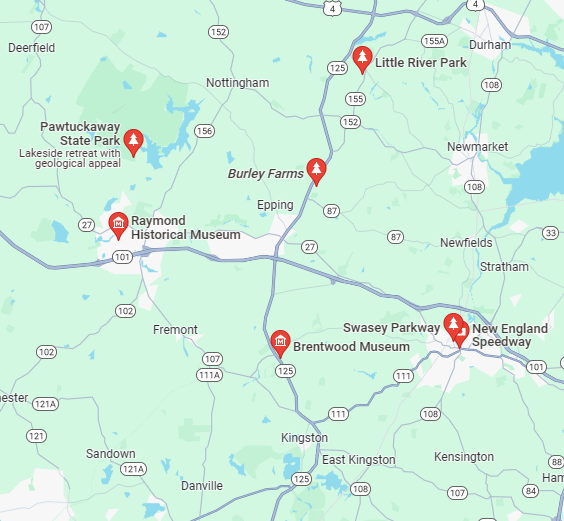 Epping NH - Attractions and destinations nearby